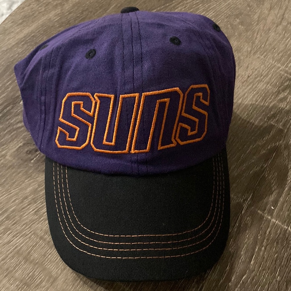 VINTAGE NEON PHOENIX SUNS TEAM LOGO ADJUSTABLE HAT!